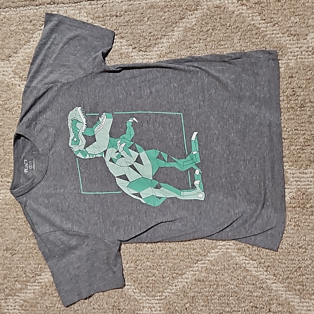 Place Dinosaur Crew Neck Short-sleeve T-shirt. Sz:L. EUC